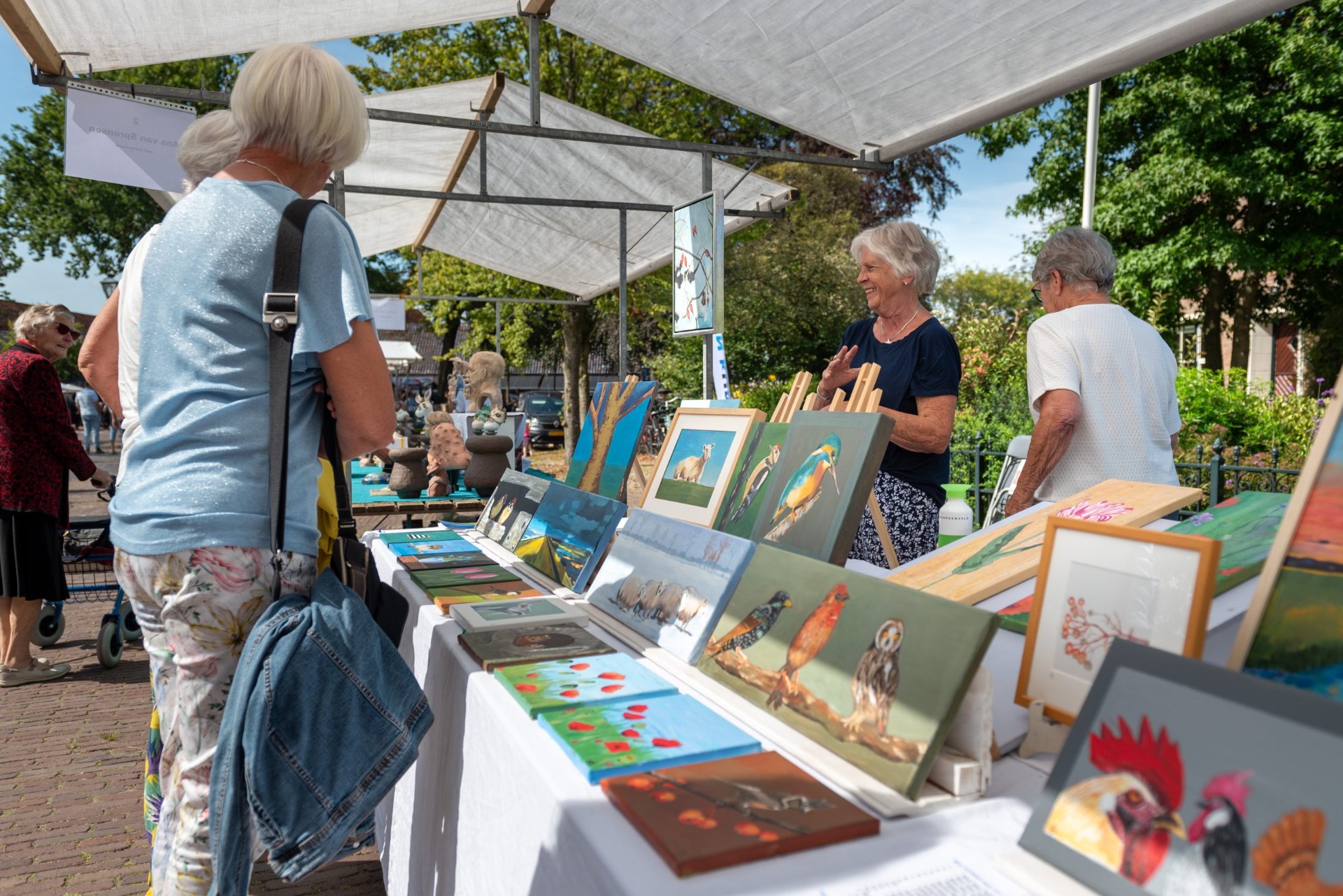 Kunstmarkt op De Brink